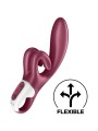 Vibrazione Touch Me Rabbit Rosso - SATISFYER VIBRATOR - Vibratori Rabbit | erosidea.com