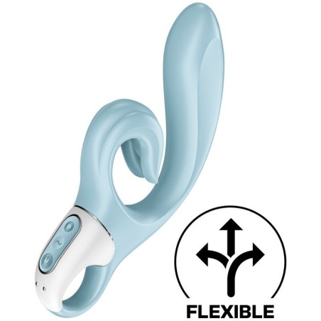 Love Me Rabbit Vibrazione Blu - SATISFYER VIBRATOR - Vibratori Rabbit | erosidea.com