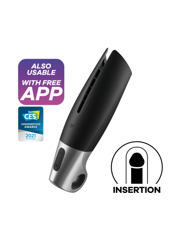 Masturbatore Power Nero - SATISFYER MEN - Masturbatori | erosidea.com