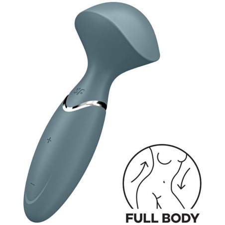 Mini Wond-Er Grigio - SATISFYER WAND - Magic Wand | erosidea.com