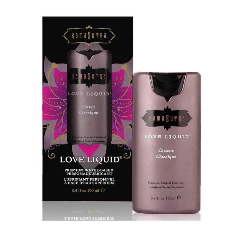 Kamasutra - Lubrificante Liquido Love 100Ml - KAMASUTRA COSMETICS - A Base Silicone | erosidea.com