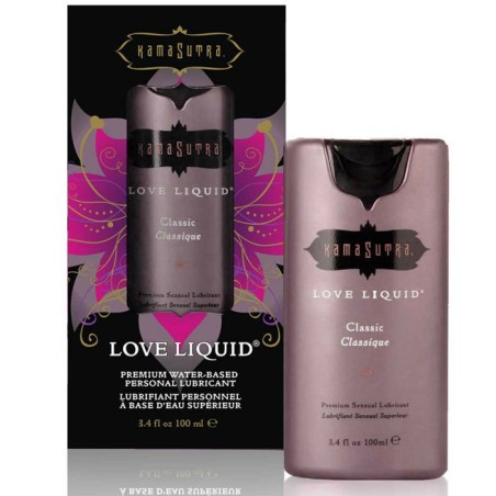 Kamasutra - Lubrificante Liquido Love 100Ml - KAMASUTRA COSMETICS - A Base Silicone | erosidea.com