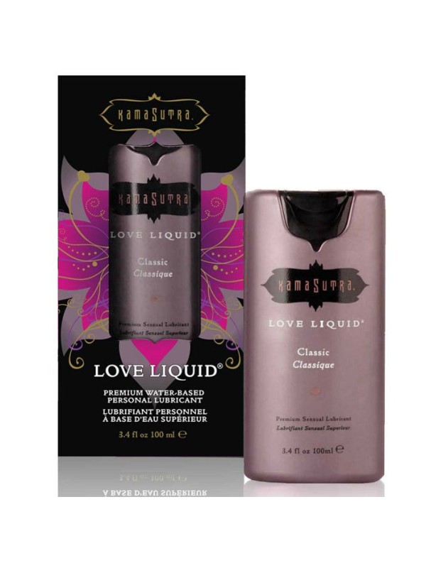 Kamasutra - Lubrificante Liquido Love 100Ml - KAMASUTRA COSMETICS - A Base Silicone | erosidea.com