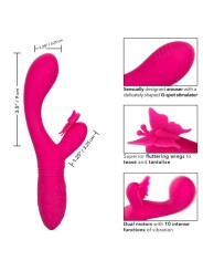 California Exotics - Butterfly Kiss Flutter Rosa - CALIFORNIA EXOTICS - Vibratori Rabbit | erosidea.com