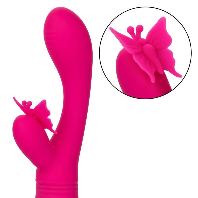 California Exotics - Butterfly Kiss Flutter Rosa - CALIFORNIA EXOTICS - Vibratori Rabbit | erosidea.com