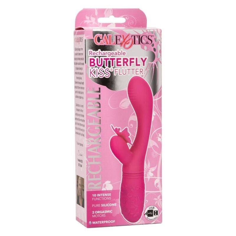 California Exotics - Butterfly Kiss Flutter Rosa - CALIFORNIA EXOTICS - Vibratori Rabbit | erosidea.com