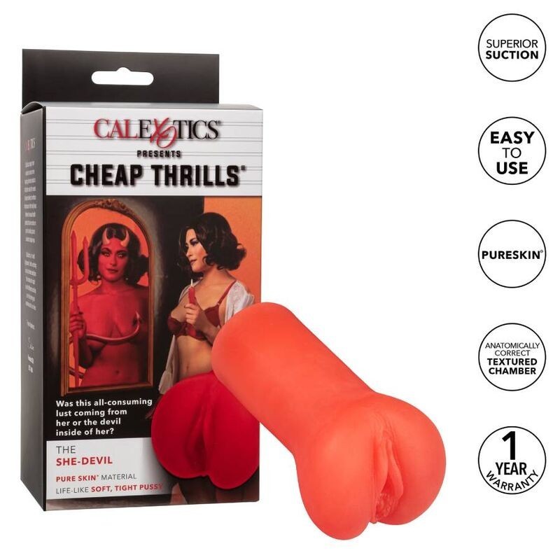 Masturbatore Calexotics Cheap Emoziona The She Devil - CALIFORNIA EXOTICS - Masturbatori Vagina | erosidea.com