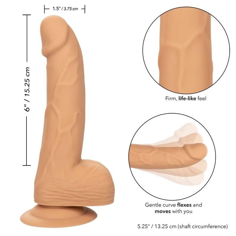 Calexotics - Borchie In Silicone 15.24 Cm Pelle - CALIFORNIA EXOTICS - Dildo Realistici | erosidea.com