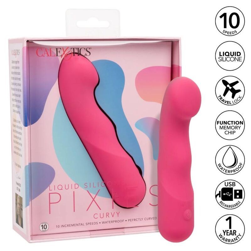 California Exotics - Pixies Curvy Rosa - CALIFORNIA EXOTICS - Vibratori | erosidea.com