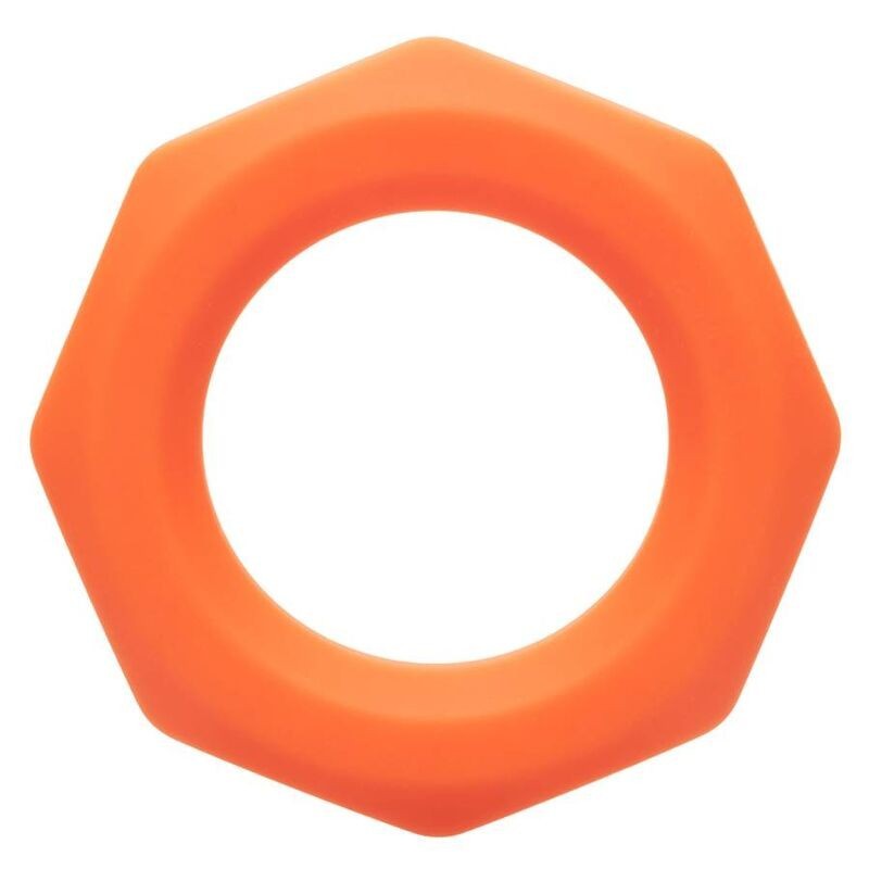 California Exotics - Anello Alpha Sexagon Arancione - CALIFORNIA EXOTICS - Anelli Fallici | erosidea.com