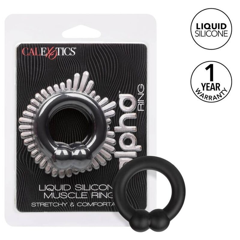 California Exotics - Alpha Muscle Anello Nero - CALIFORNIA EXOTICS - Anelli Fallici | erosidea.com