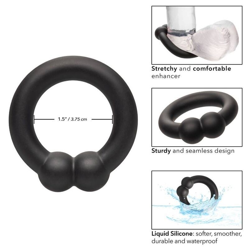 California Exotics - Alpha Muscle Anello Nero - CALIFORNIA EXOTICS - Anelli Fallici | erosidea.com