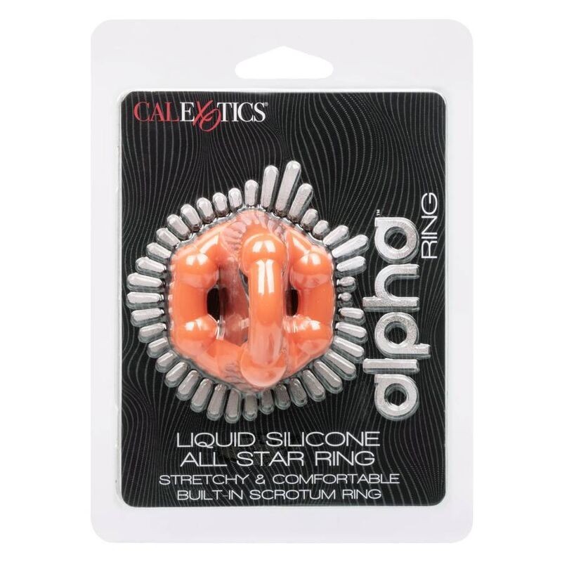 California Exotics - Alpha All Star Anello Arancione - CALIFORNIA EXOTICS - Anelli Fallici | erosidea.com