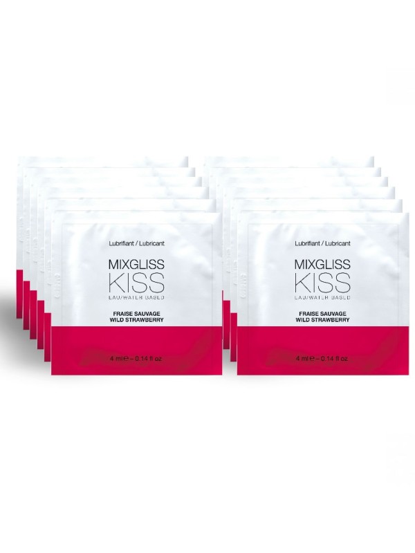 Mixgliss - Lubrificante A Base Acqua Gusto Fragola 12 Monodose 4 Ml - MIXGLISS - Monodose e Pocket | erosidea.com