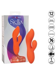 California Exotics - Stella Dual Teaser Arancione - CALIFORNIA EXOTICS - Vibratori Doppi | erosidea.com