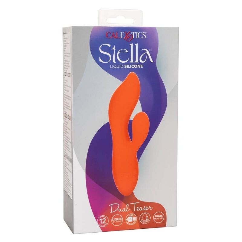 California Exotics - Stella Dual Teaser Arancione - CALIFORNIA EXOTICS - Vibratori Doppi | erosidea.com
