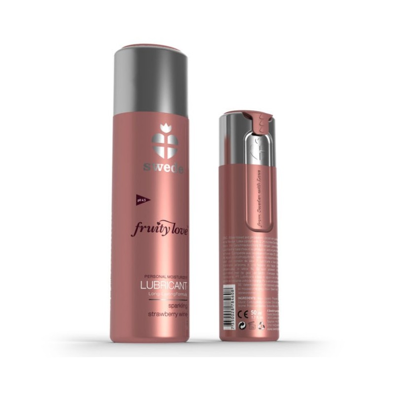 Swede - Fruity Love Lubrificante Fragola Fragola Vino 50 Ml - SWEDE - Aromatizzati e Commestibili | erosidea.com