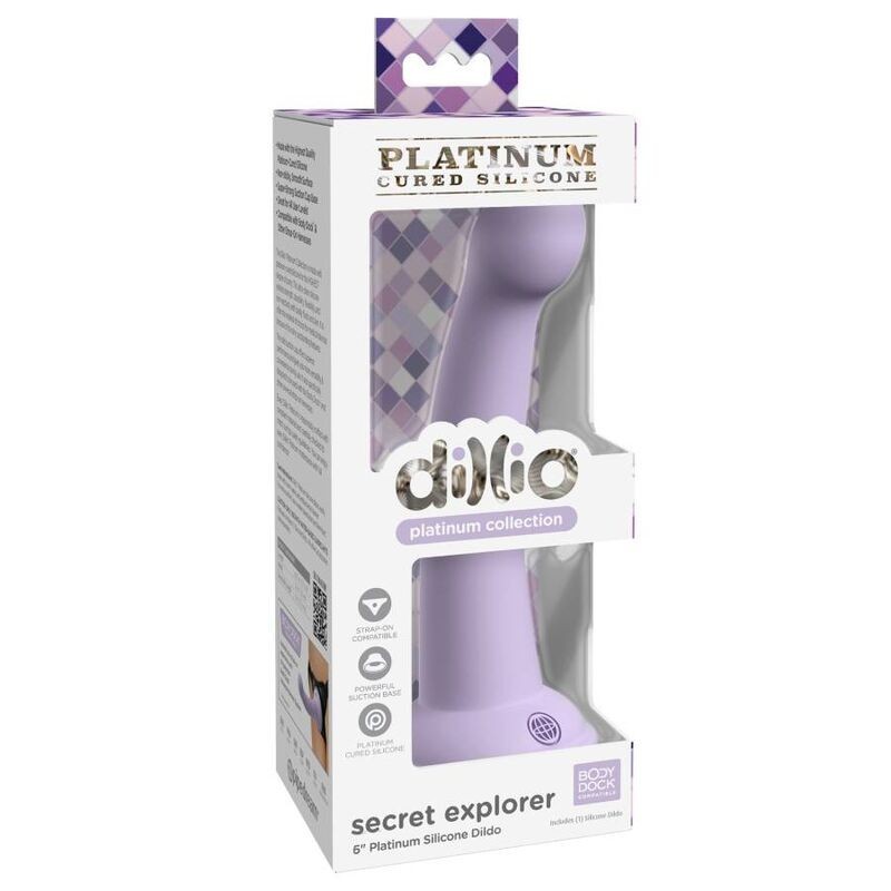 Dillio - Esploratore Segreto 1524 Cm Viola - DILLIO - Dildo Realistici | erosidea.com