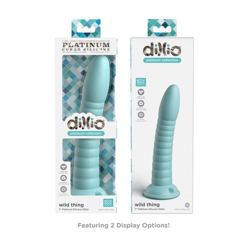 Dillio - Wild Thing 1778 Cm Verde - DILLIO - Dildo Realistici | erosidea.com