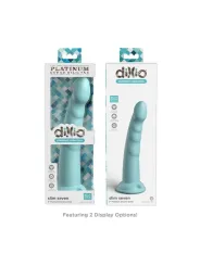 Dildo Slim Seven Dillio Platinum 1778 Cm Verde - DILLIO - Dildo Realistici | erosidea.com