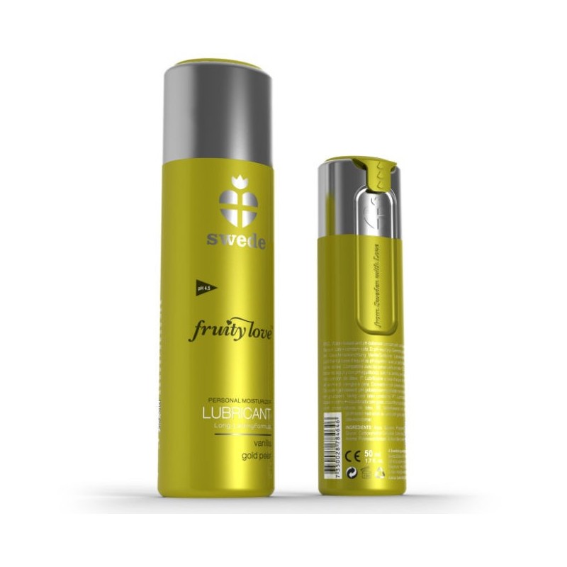 Swede - Fruity Love Lubrificante Vaniglia Gold Pera 100 Ml - SWEDE - Aromatizzati e Commestibili | erosidea.com