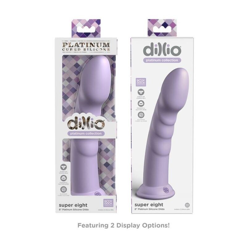 Dildo Dillio Super Eight 2032 Cm Viola - DILLIO - Dildo Speciali | erosidea.com
