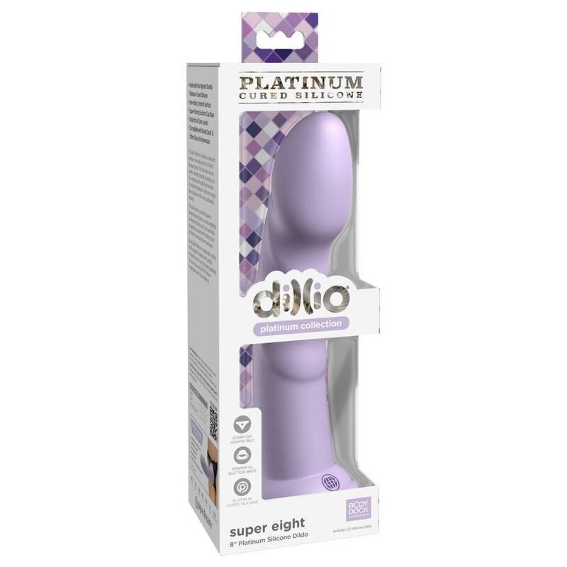 Dildo Dillio Super Eight 2032 Cm Viola - DILLIO - Dildo Speciali | erosidea.com