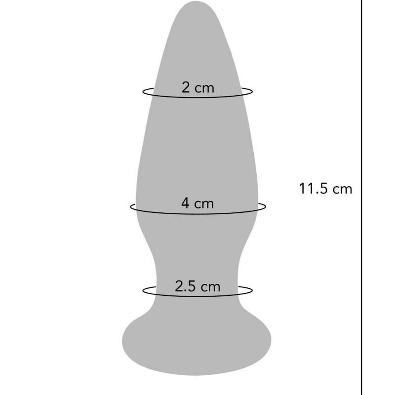 Toyjoy - The Shining Buttplug In Vetro Vibrante - TOYJOY - Plug e Catene Anali | erosidea.com