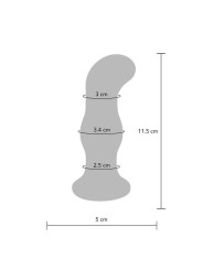 Toyjoy - The Gleaming Buttplug In Vetro Vibrante - TOYJOY - Plug e Catene Anali | erosidea.com