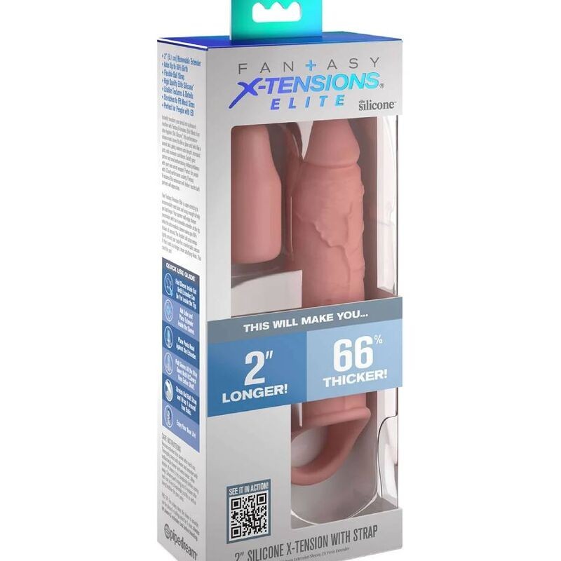 Fantasy X- Tensions - Pipedreams Estensione W Cinturino 1524 Cm Pelle - FANTASY X-TENSIONS - Guaine e Prolunghe | erosidea.com