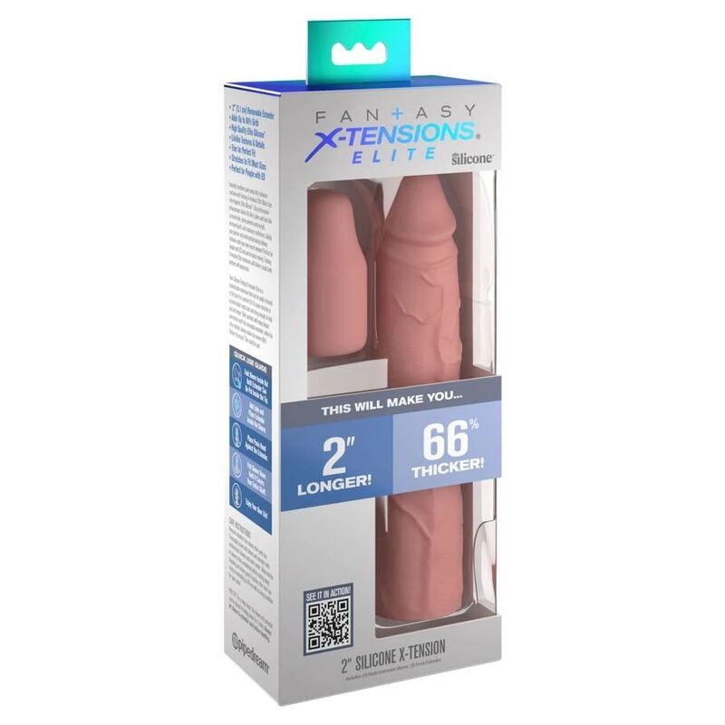 Fantasy X- Tensions - Pipedreams Sleeve 2032 Cm + 500 Cm Pollice Plug Skin - FANTASY X-TENSIONS - Plug e Catene Anali | erosidea.com