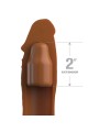 Fantasy X- Tensions - Pipedreams Manicotto 2032 Cm + 500 Cm Pollice Tappo Caramello - FANTASY X-TENSIONS - Guaine e Prolunghe | erosidea.com