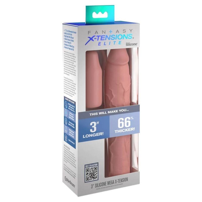 Fantasy X- Tensions - Pipedreams Manicotto 2286 Cm + 762 Cm Pelle Di Spina - FANTASY X-TENSIONS - Guaine e Prolunghe | erosidea.com