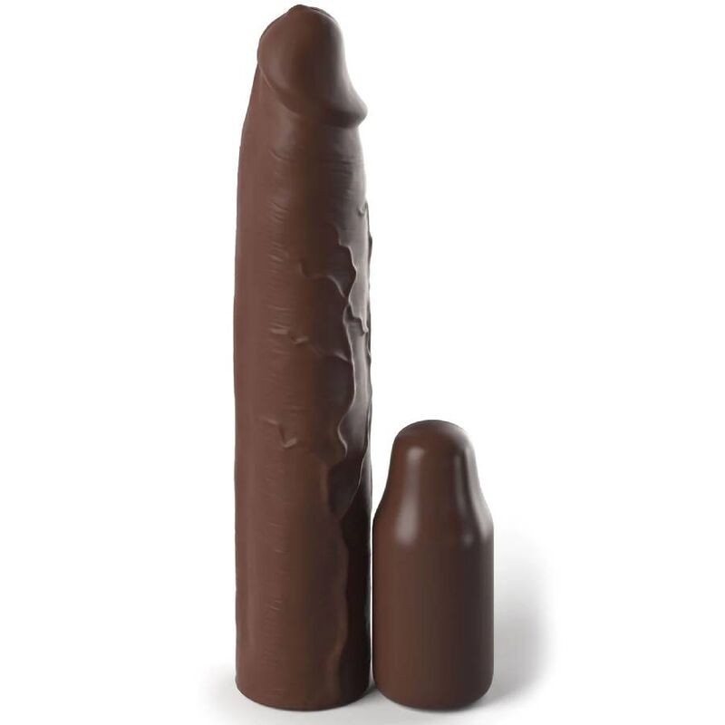 Fantasy X- Tensions - Pipedreams Sleeve 2286 Cm + 762 Cm Plug Brown - FANTASY X-TENSIONS - Plug e Catene Anali | erosidea.com