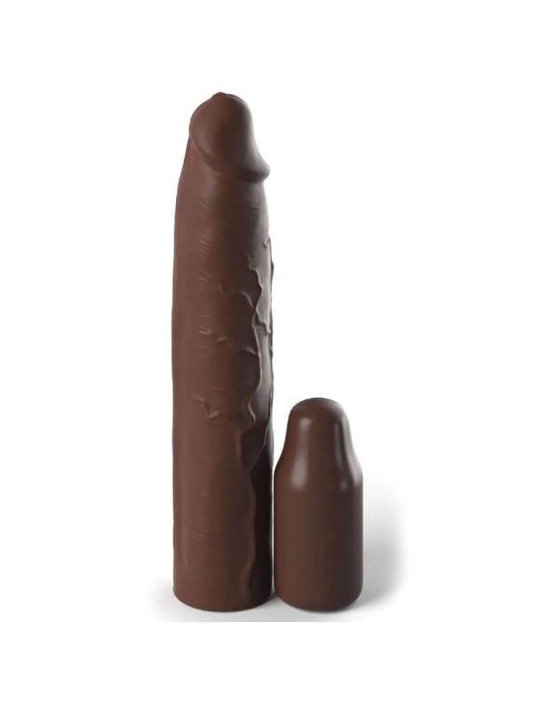 Fantasy X- Tensions - Pipedreams Sleeve 2286 Cm + 762 Cm Plug Brown - FANTASY X-TENSIONS - Plug e Catene Anali | erosidea.com