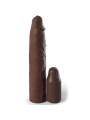 Fantasy X- Tensions - Pipedreams Sleeve 2286 Cm + 762 Cm Plug Brown - FANTASY X-TENSIONS - Plug e Catene Anali | erosidea.com