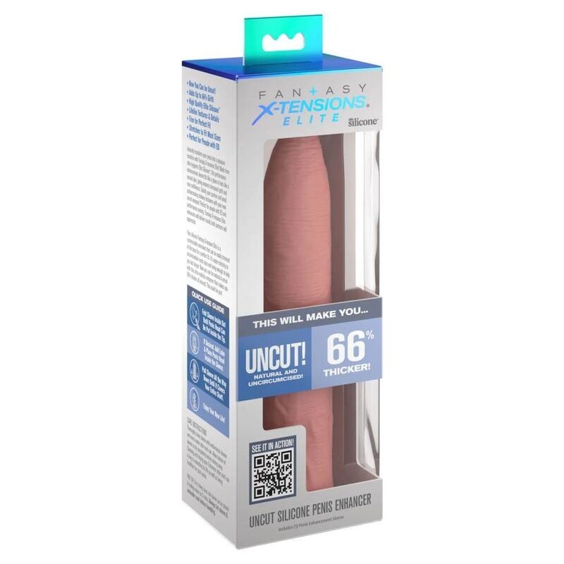 Fantasy X- Tensions - Pipedreams Prolunga Manica Non Tagliata 1778 Cm Pelle - FANTASY X-TENSIONS - Guaine e Prolunghe | erosidea.com