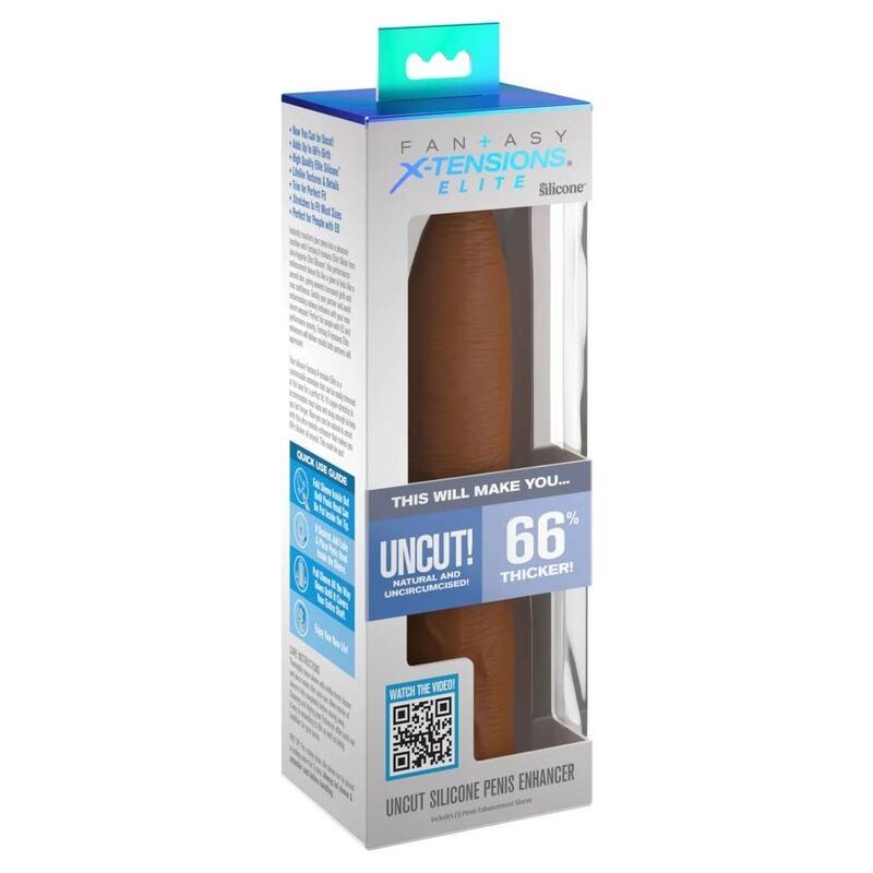 Fantasy X- Tensions - Pipedreams Prolunga Manica Non Tagliata 1778 Cm Caramello - FANTASY X-TENSIONS - Guaine e Prolunghe | erosidea.com