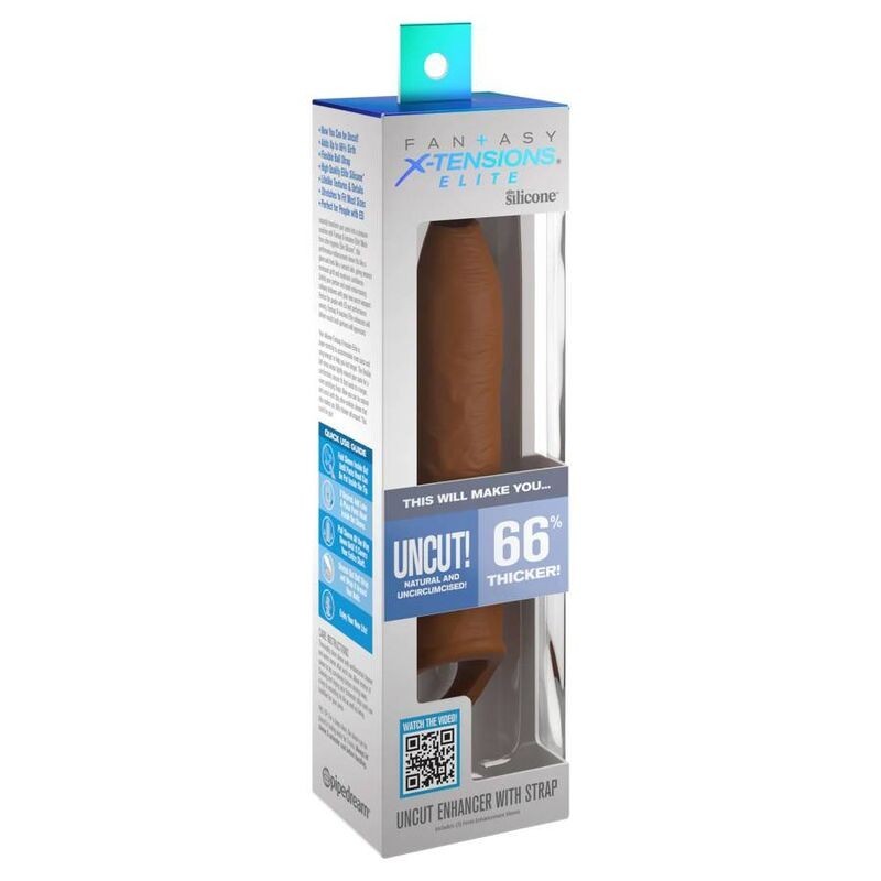 Pipedreams - Manica Uncut 1778 Cm W Cinturino Caramello - PIPEDREAMS - Guaine e Prolunghe | erosidea.com