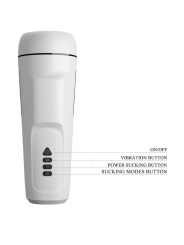 Masturbatore Maschile Sienna Con Vibrazione. Voce E Aspirazione - PRETTY LOVE MALE - Masturbatori | erosidea.com