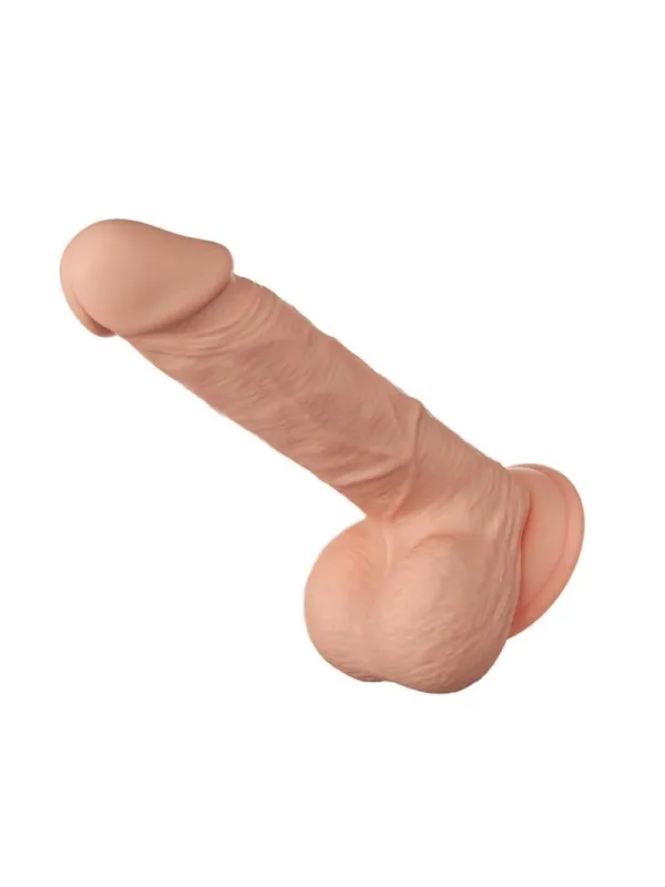 Bellissimo Incontro Dildo Realistico Flessibile Bahamut 21.8 Cm Naturale - BAILE DILDOS - Dildo Realistici | erosidea.com