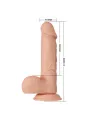 Bellissimo Incontro Dildo Realistico Flessibile Bahamut 21.8 Cm Naturale - BAILE DILDOS - Dildo Realistici | erosidea.com