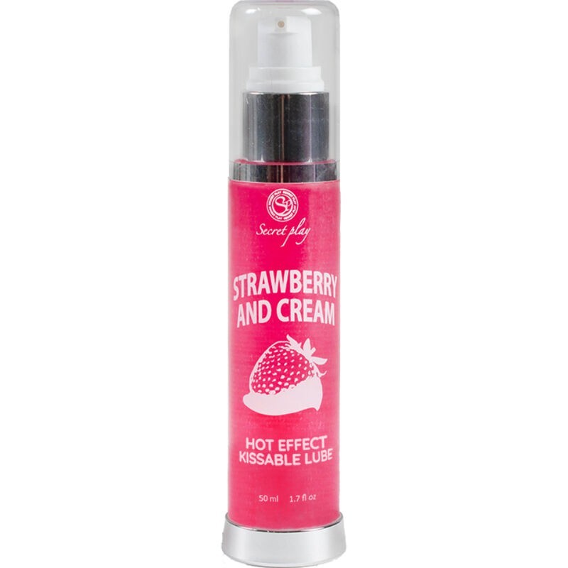 Secretplay - Lubrificante 2-1 Effetto Calore Fragola E Crema 50 Ml - SECRETPLAY COSMETIC - Aromatizzati e Commestibili | erosidea.com