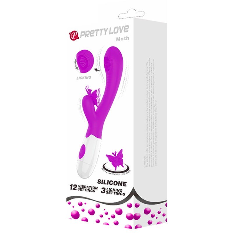 Moth Licking & Vibrante Lilla - PRETTY LOVE - Vibratori | erosidea.com