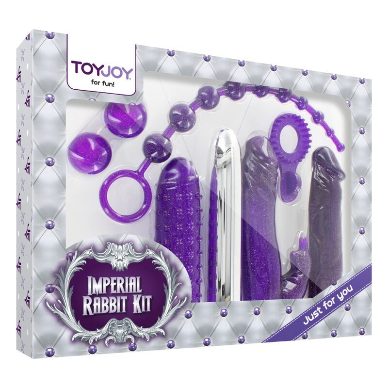 Toyjoy - Kit Rabbit Imperiale Viola - TOYJOY - Kit del piacere e Giochi Erotici | erosidea.com