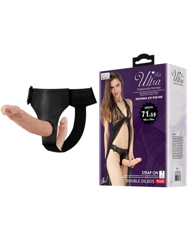 Ultra Appassionata Doppi Dildos Con Imbragatura - BAILE HARNESS COLLECTION - Strap-on e Imbracature | erosidea.com