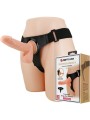 Imbragatura Slip Universale Con Dildo Tom 20 Cm Naturale - PRETTY LOVE - Strap-on e Imbracature | erosidea.com