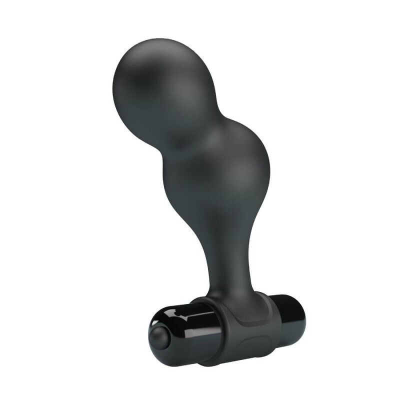 Vibratore Mr Play Plug Anale In Silicone Nero - MR PLAY - Plug e Catene Anali | erosidea.com