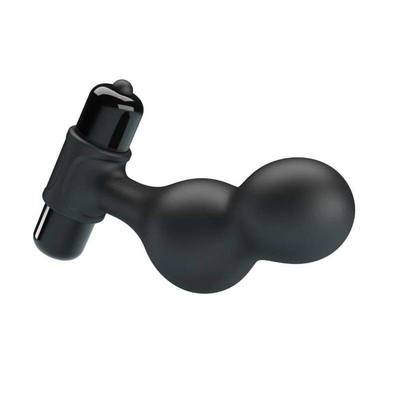 Vibratore Mr Play Plug Anale In Silicone Nero - MR PLAY - Plug e Catene Anali | erosidea.com