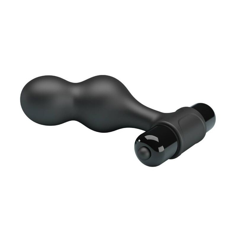 Vibratore Mr Play Plug Anale In Silicone Nero - MR PLAY - Plug e Catene Anali | erosidea.com